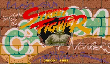 Street Fighter (US) screen shot title